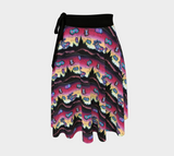 Northern Midwest Indigenous Moose Design Wrap Skirt