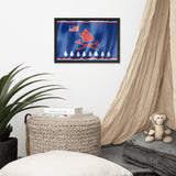 Pawnee Waving Flag Framed Poster