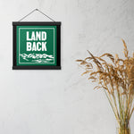 Land Back Poster with Hangers