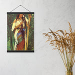 Metea - Indigenous Goddess Gang - Art Nouveau Poster with hangers