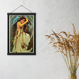 Generosity - Indigenous Goddess Gang - Art Nouveau Poster with Hangers