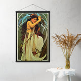 Generosity - Indigenous Goddess Gang - Art Nouveau Poster with Hangers