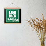 Land Back Poster with Hangers