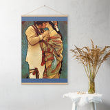Thro-sii-muu - Indigenous Sweethearts - Art Nouveau Poster with Hangers
