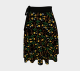 Dandelion Beadwork Pattern Wrap Skirt