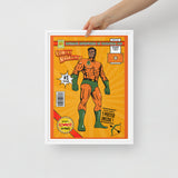 Kananesgi Man Super Hero - Framed Canvas