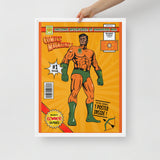 Kananesgi Man Super Hero - Framed Canvas