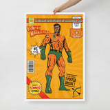 Kananesgi Man Super Hero - Framed Canvas