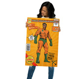 Kananesgi Man Super Hero - Metal Print