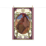 The Chariot - Indigenous Art Nouveau - Tarot Card Poster