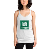 Land Back - Women&#39;s Racerback Tank