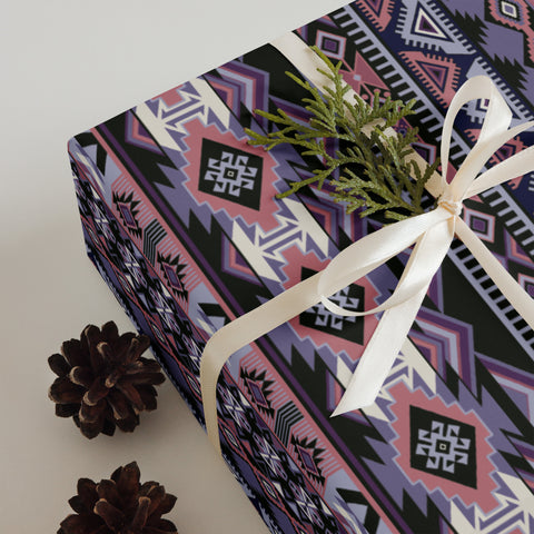 Indigenous Designer Gift Wrap - DAISY - Native American Pattern by A. Foll