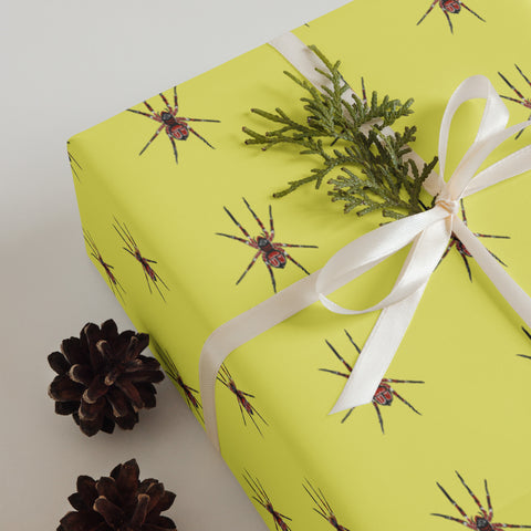Pacific Northwest Spider Wrapping Paper Sheets