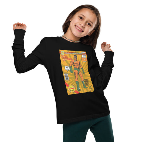 Kananesgi Man Super Hero - Youth Long Sleeve Tee