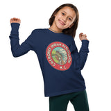 Vintage Cherokee Reservation North Carolina Youth Long Sleeve Tee