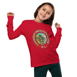 Vintage Cherokee Reservation North Carolina Youth Long Sleeve Tee