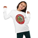 Vintage Cherokee Reservation North Carolina Youth Long Sleeve Tee