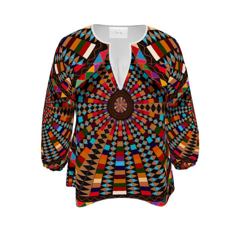 Sacred Baskets - Clan Mother Blouse