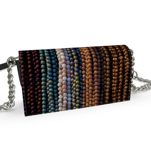 Auntie Sarah's Bead Bench - "Chief's Wifey" Kennewick Leather Evening Bag