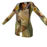 "Gizos ta Gizos" - Original Artwork by A. Foll - Luxury Ladies Cardigan With Pockets