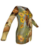 "Gizos ta Gizos" - Original Artwork by A. Foll - Luxury Ladies Cardigan With Pockets