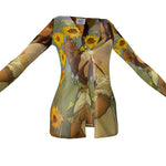 "Gizos ta Gizos" - Original Artwork by A. Foll - Luxury Ladies Cardigan With Pockets