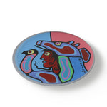 Norval Morrisseau's "Shaman With Bear Headdress" Fine China Plates