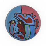 Ornamental Bowl - Norval Morrisseau's "Shaman With Bear Headdress"