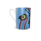 Norval Morrisseau's "Shaman With Bear Headdress" Cup and Saucer