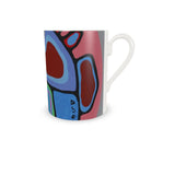 Norval Morrisseau's "Shaman With Bear Headdress" Cup and Saucer