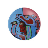 Norval Morrisseau's "Shaman With Bear Headdress" Cup and Saucer