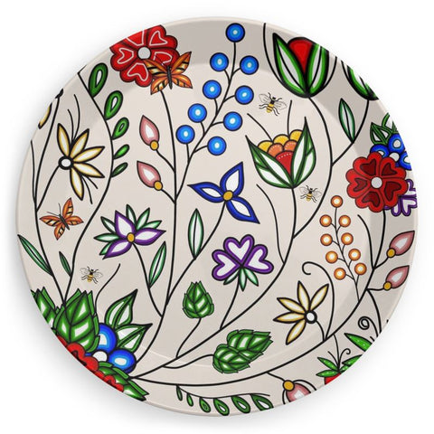 Traditional Woodland Florals Designer Party Plates
