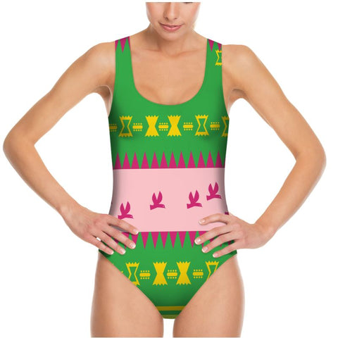 Kakwitè:ne nikahá:wi - Design by A. Foll - Bernice Designer Swimsuit