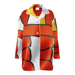 Nunavut Inuit Waving Flag - Womens Luxury Designer Pajama Shirt