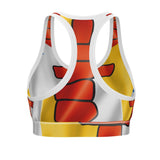 Nunavut Inuit Waving Flag - Designer Sports Bra