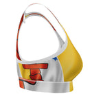 Nunavut Inuit Waving Flag - Designer Sports Bra