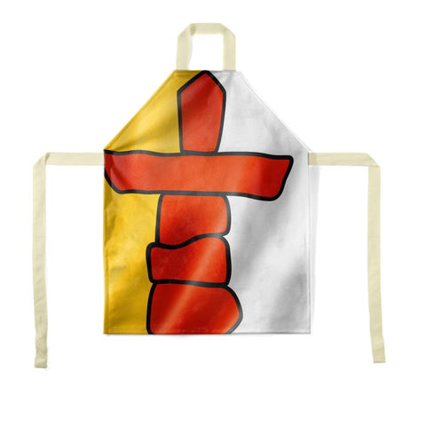 Nunavut Inuit Waving Flag - Designer Apron