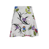 Maritime Floral - Flared Skirt