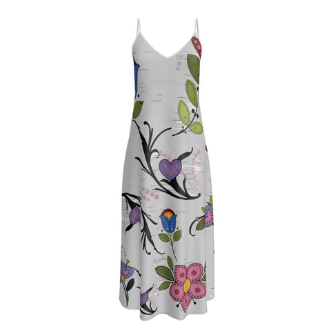 Maritime Floral - Designer Slip Dress