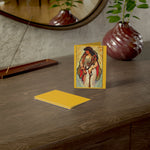 Indigenous Goddess Gang - Cedar Cardinal - Art Nouveau Folded Greeting Cards (1, 10, 30, and 50pcs)