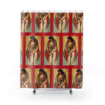 Indigenous Goddess Gang - Cedar Cardinal - Shower Curtain