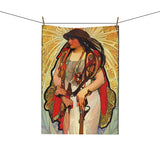 Indigenous Goddess Gang - Cedar Cardinal - Art Nouveau Tea & Kitchen Towel