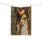 Indigenous Goddess Gang - Escanaba The Flat Rocks Woman - Art Nouveau Tea & Kitchen Towel
