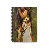 Indigenous Goddess Gang - Escanaba Flat Rocks Woman - Spiral Notebook - Art Nouveau