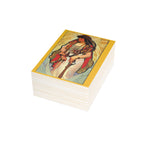 Indigenous Goddess Gang - Cedar Cardinal - Art Nouveau Folded Greeting Cards (1, 10, 30, and 50pcs)