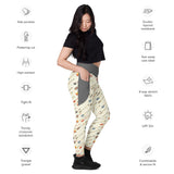 Arrows Up - Crossover Leggings with Pockets