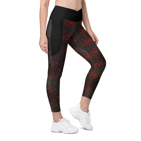 Cultural Record - Crossover Leggings with Pockets
