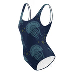 ᏩᏂᎨ ᎠᏣᏗ Tribal Jellyfish Design - Bernice Swimsuit