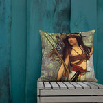 Indigenous Goddess Gang - Cayuga The Starting Place - Premium Pillow