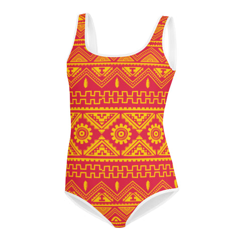 So Chill Xochitl - Print Youth Swimsuit